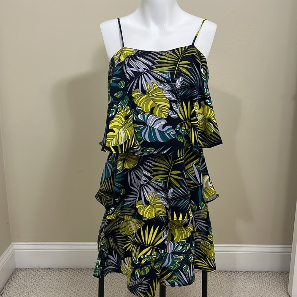 Sam Edelman Tiered Mini Dress Printed